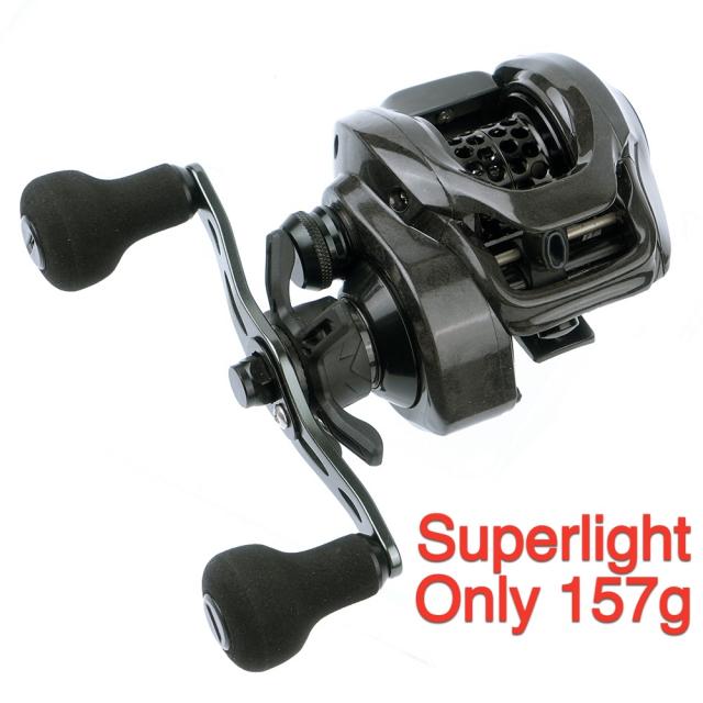 Ultra-light 157g Carbon Baitcasting Fishing Reel Rocket Bait Finesse System Trout Ajing Rock Casting Reel